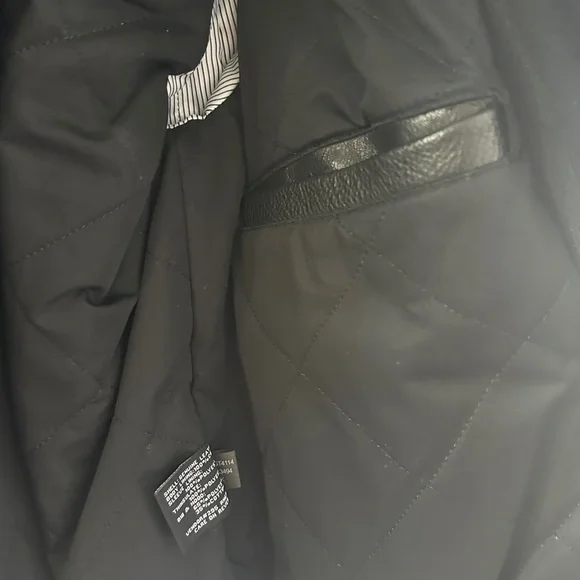 Wilsons Alan Black Leather Grunge Motorcycle Jacket With Removable Hood Size L - Picture 11 of 15